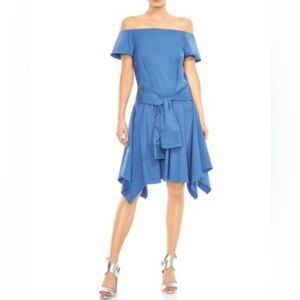 Halston Poplin dress 💎! Gorgeous color size estimate medium!